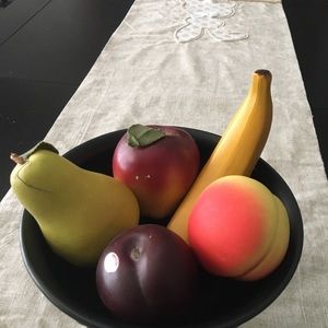 Vintage 50-60’s Enesco Ceramic Realistic Fruit